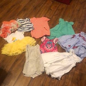 Huge 12 month name brand girls bundle